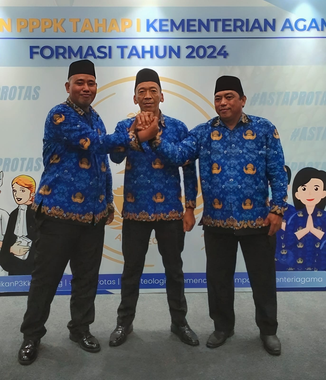 Sah, Tiga Pegawai Honorer LPMQ Resmi Dilantik Jadi PPPK