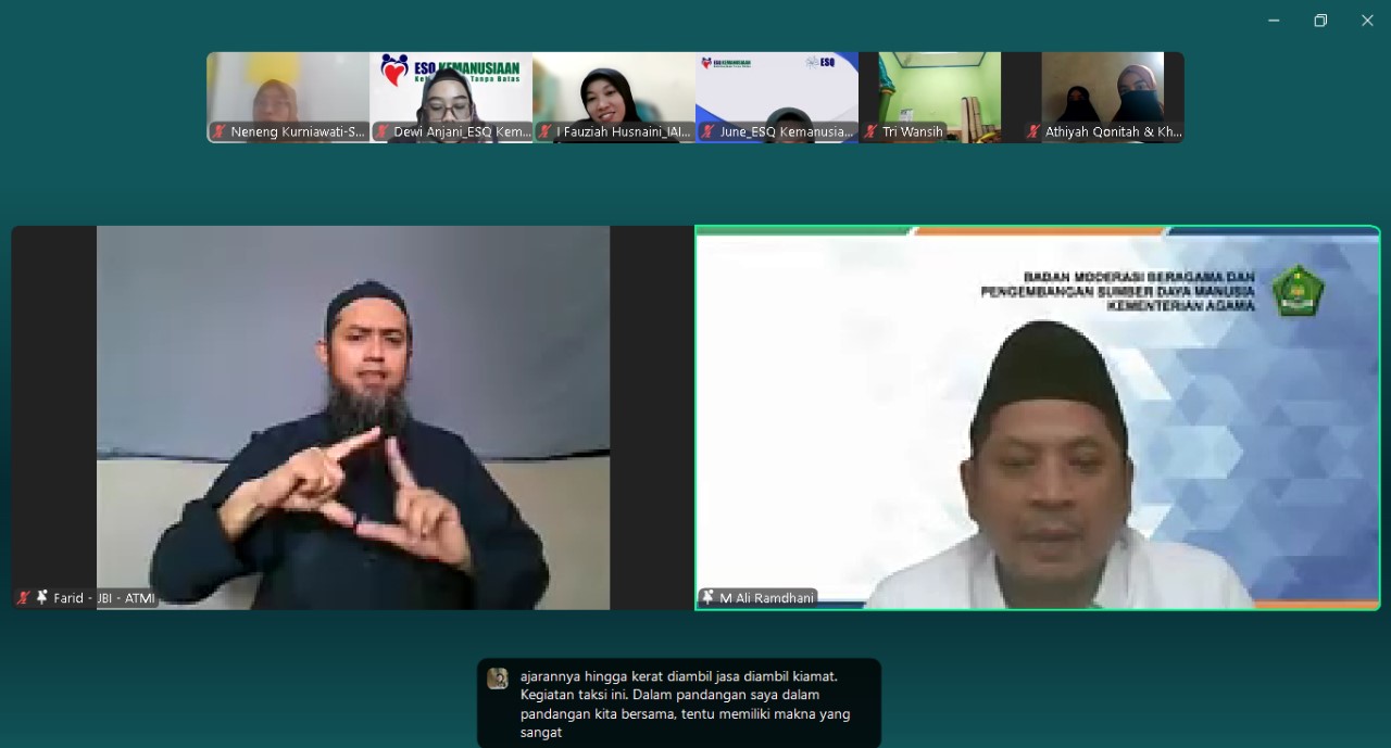 Kementerian Agama Gelar Tadarus Al-Qur’an Isyarat untuk Sahabat Tuli Muslim