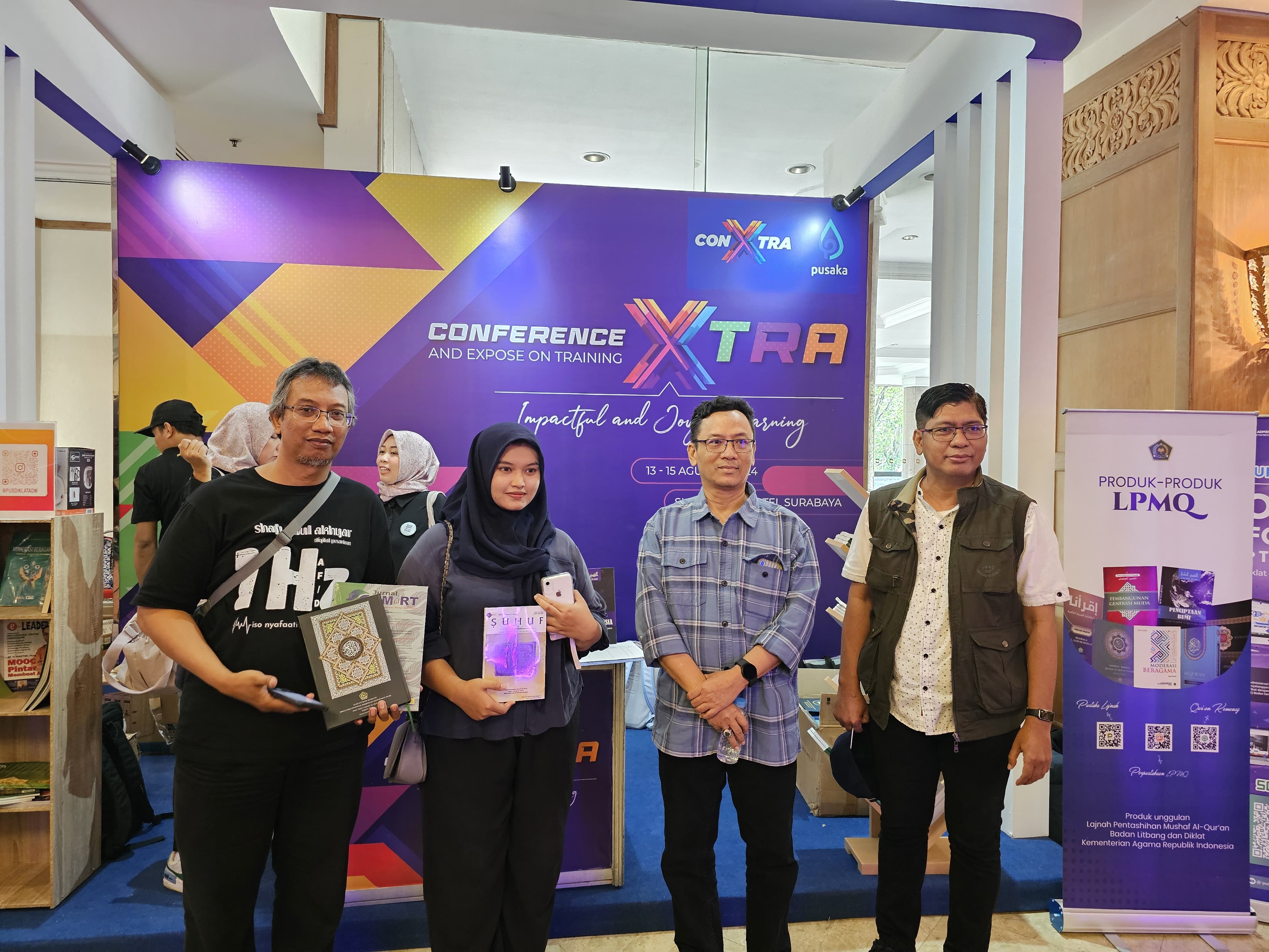 LPMQ Menghadirkan Referensi Moderasi Beragama di Conference and Expose Surabaya