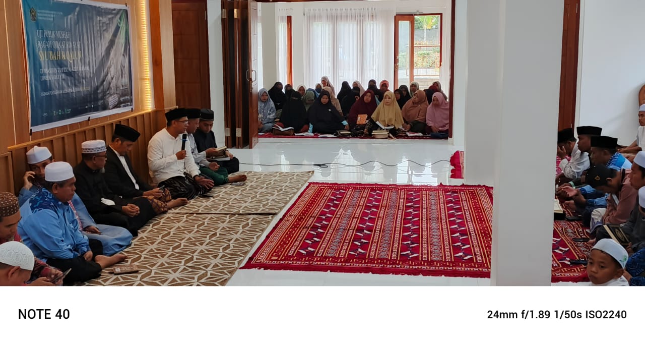 TGH. Fathul Aziz Mustofa, ‘Mushaf Riwayat Qalun dan Syu’bah Oleh-oleh yang Sangat Berharga!’