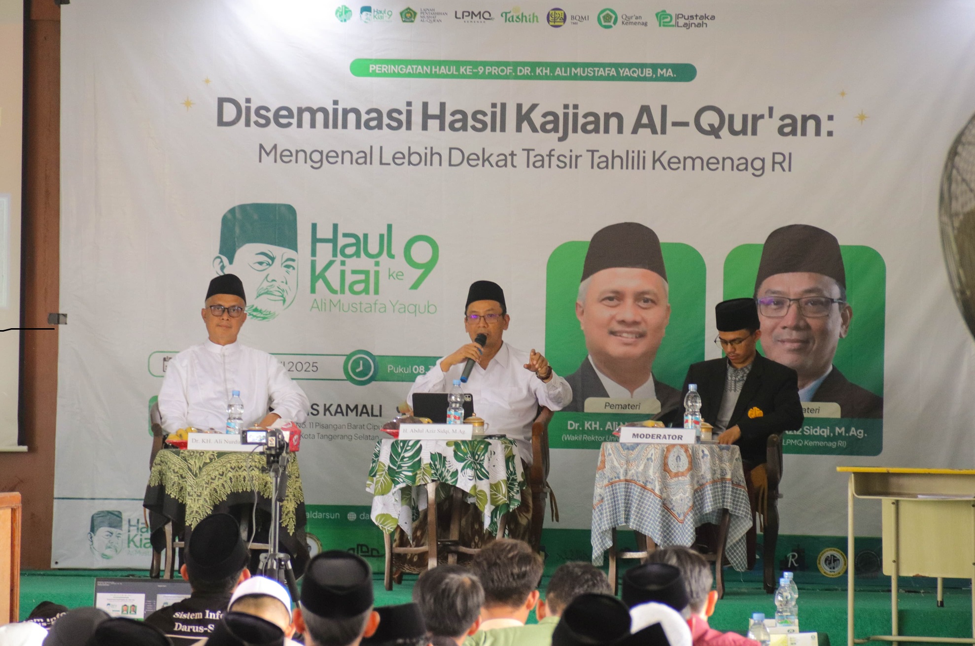 Diseminasi Kajian Tafsir Tahlili Kemenag RI di Haul ke-9 Prof. Dr. KH. Ali Mustafa Yaqub, MA.